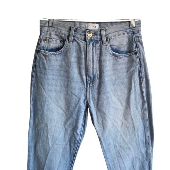 Pistola Keaton High Rise Slim Straight in Playday Sz 27 - Picture 3 of 11